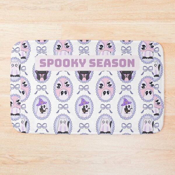 Item preview, Cute Ghost and Bats for Spooky Season designed and sold by CursedButCute1.