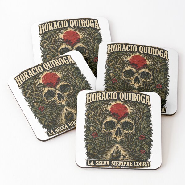 Item preview, Horacio Quiroga – Jungle Tales Literary Portrait designed and sold by Past in Threads.