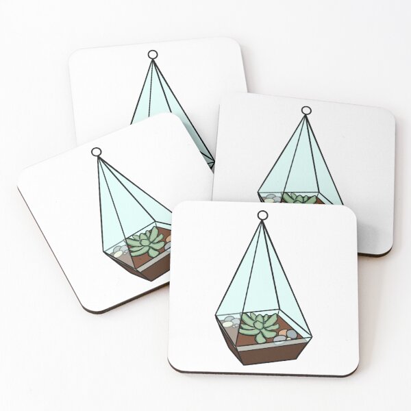 Item preview, Geometric Triangle Terrarium Succulent Aesthetic Art designed and sold by The Soapiest Goat.
