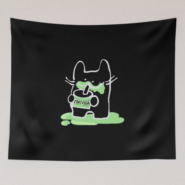 Item preview, MATCHA lover - silly goofy little dude  designed and sold by MileAMinBrain.