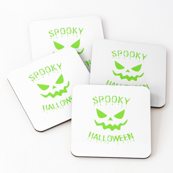 Item preview, Spooky Halloween Monster Face Green Neon designed and sold by Matheus1903.