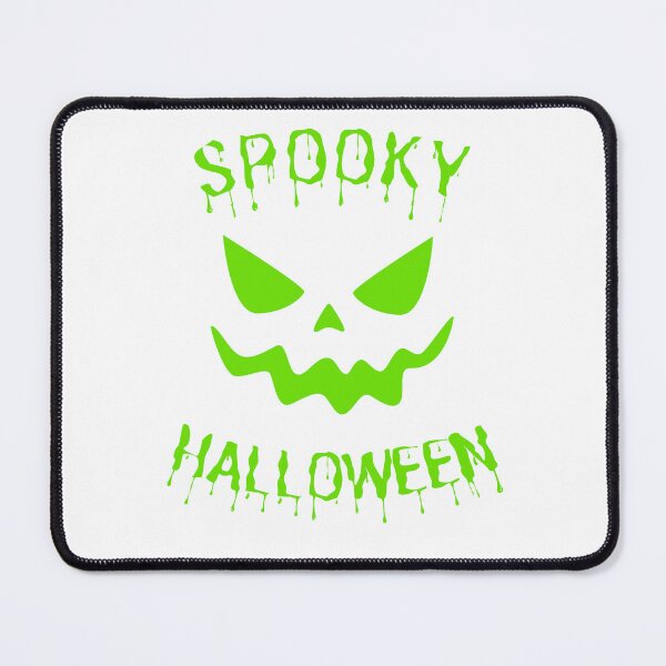 Item preview, Spooky Halloween Monster Face Green Neon designed and sold by Matheus1903.