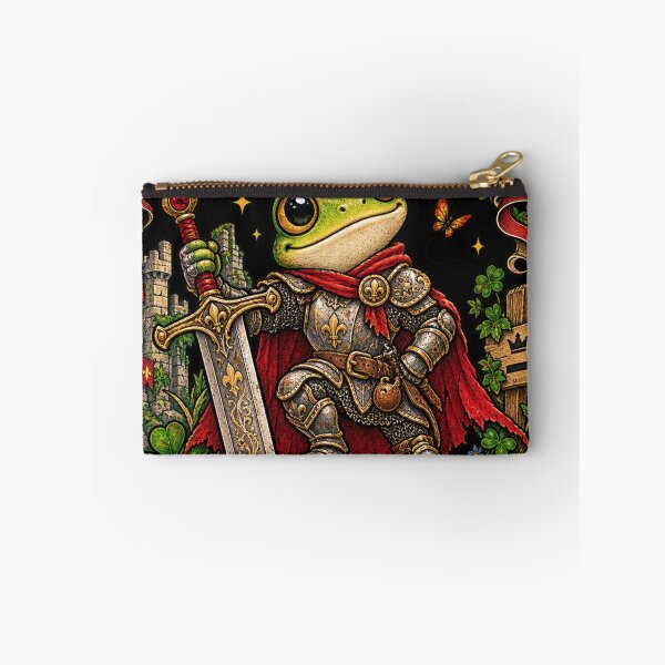 Item preview, Frog Knight “Small But Questing” – Cute Medieval Fantasy RPG Art designed and sold by Emoji Emblems.
