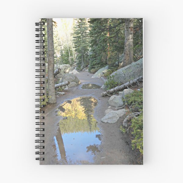 Item preview, Mountain Trail Reflections at Bear Lake, RMNP designed and sold by South 500 Photography.