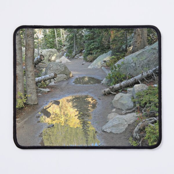 Item preview, Mountain Trail Reflections at Bear Lake, RMNP designed and sold by South 500 Photography.