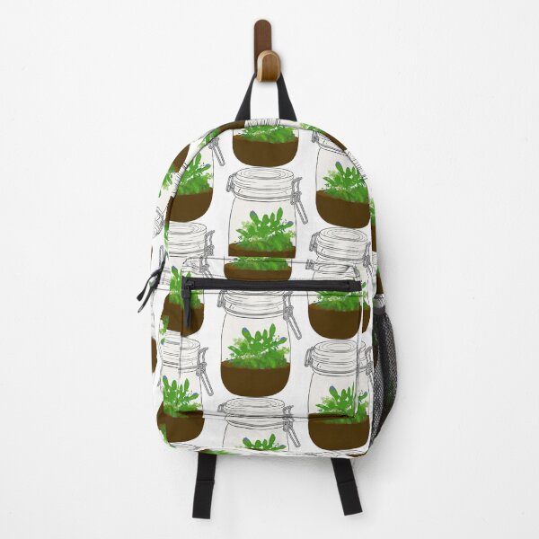 Item preview, Cute Terrarium Jar Plant Pill Bug Isopod Art designed and sold by The Soapiest Goat.