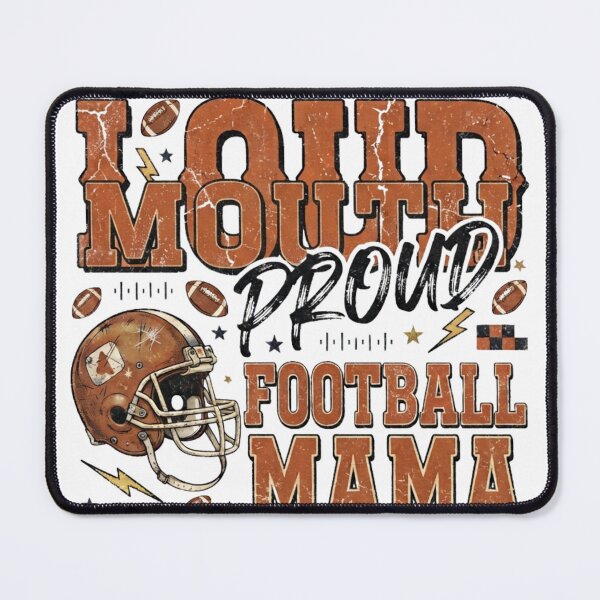Item preview, Somebody's Loud Mouth Proud Football Mama, Retro Distressed Football Mom Sublimation Design, Vintage Game Day Shirt designed and sold by SARAGOZ.