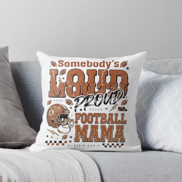 Item preview, Somebody's Loud Mouth Proud Football Mama, Retro Distressed Football Mom Sublimation Design, Vintage Game Day Shirt designed and sold by SARAGOZ.