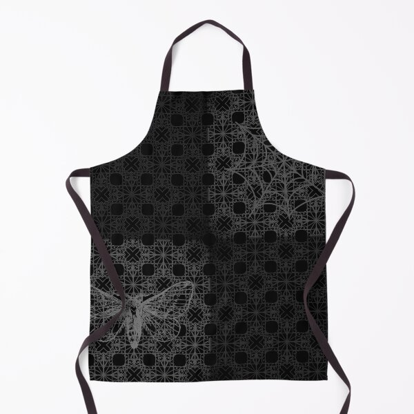 Item preview, Gothic tile pattern grey on black designed and sold by Budibabe.
