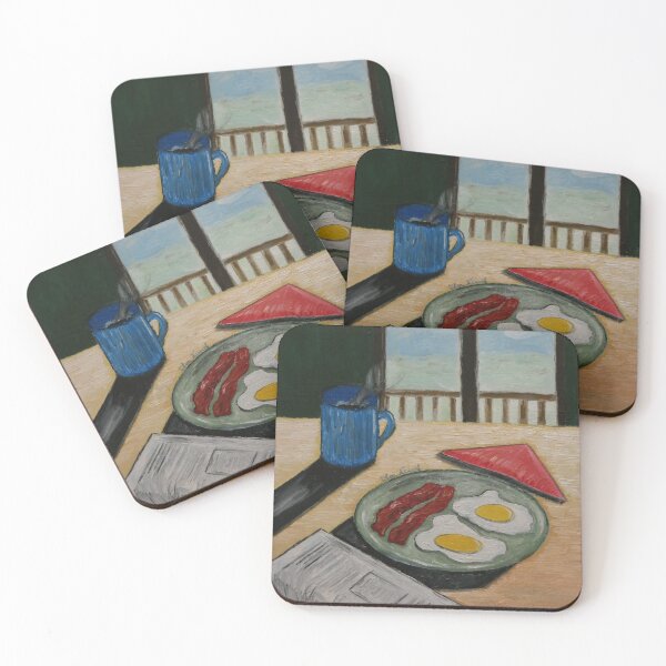 Item preview, Breakfast with eggs, bacon and coffee designed and sold by ivan.penchev.art.