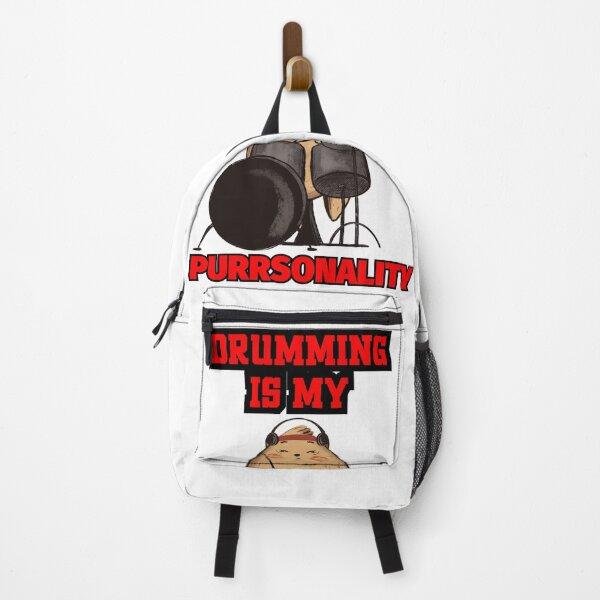 Item preview, Drumming Is My Purrsonality Funny Cat Drummer Gift designed and sold by Pa7wsVerse.