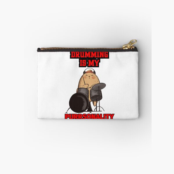 Item preview, Drumming Is My Purrsonality Funny Cat Drummer Gift designed and sold by Pa7wsVerse.
