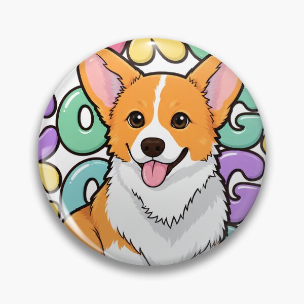 Item preview, retro corgi dog designed and sold by WehnerCarmela.