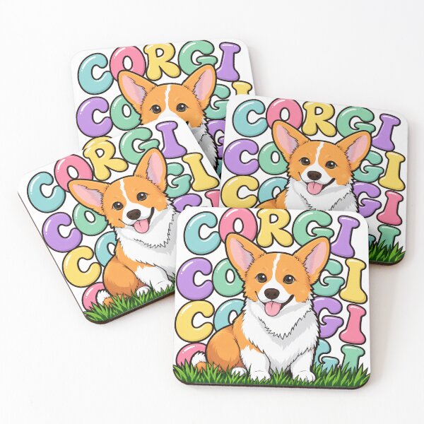 Item preview, retro corgi dog designed and sold by WehnerCarmela.