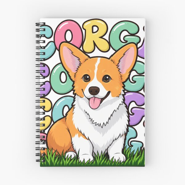 Item preview, retro corgi dog designed and sold by WehnerCarmela.