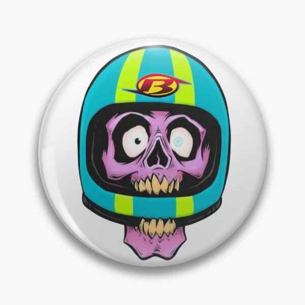 Item preview, Biker Skull with Retro Helmet - Motorhead Pop Art designed and sold by elglotonmusical.