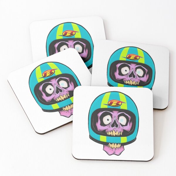 Item preview, Biker Skull with Retro Helmet - Motorhead Pop Art designed and sold by elglotonmusical.