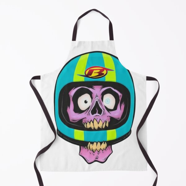 Item preview, Biker Skull with Retro Helmet - Motorhead Pop Art designed and sold by elglotonmusical.