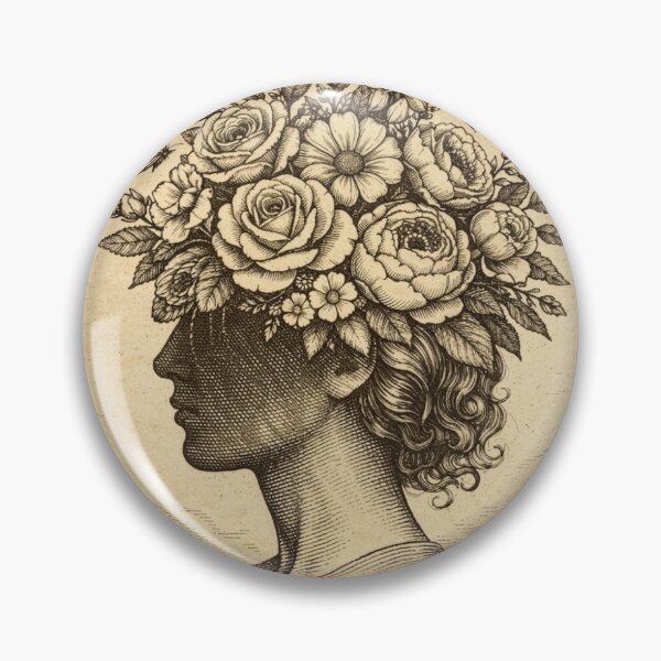Item preview, Blooming Mind of Vintage Floral Human Soul designed and sold by EverBranz-stor.