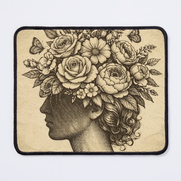 Item preview, Blooming Mind of Vintage Floral Human Soul designed and sold by EverBranz-stor.