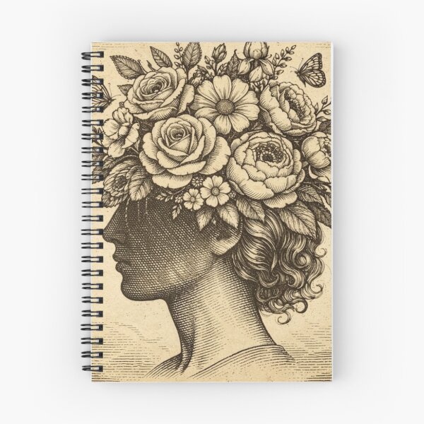 Item preview, Blooming Mind of Vintage Floral Human Soul designed and sold by EverBranz-stor.