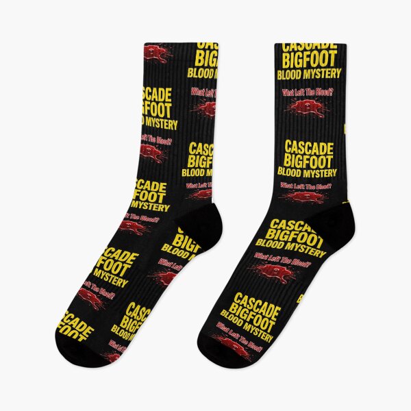 Item preview, Title: Cascade Bigfoot Blood Mystery - What Left The Blood? designed and sold by Heinessight Merch.