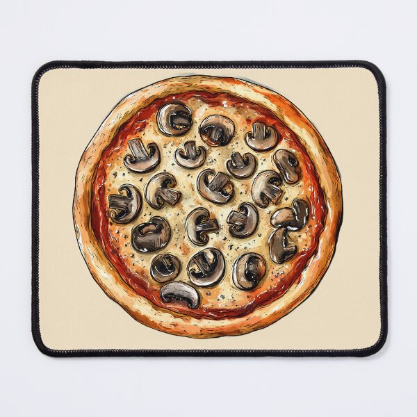 Item preview, Large Whole Pizza - Mushroom designed and sold by sakurashorty.