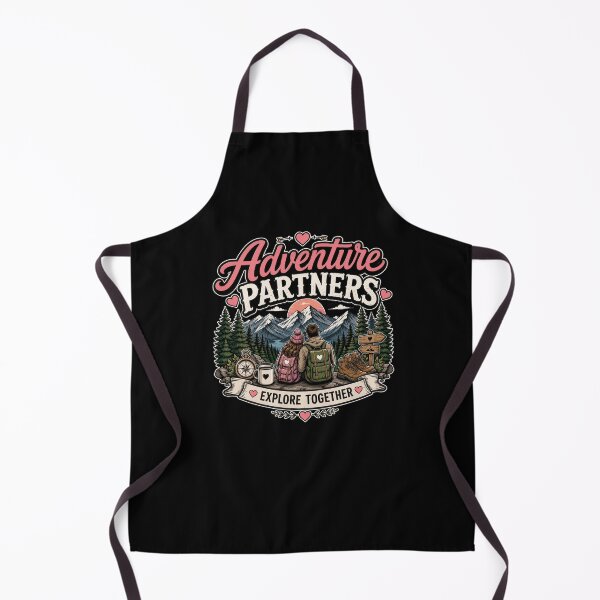 Item preview, Adventure Partners Explore Together Mountain Hiking designed and sold by markymaarty.