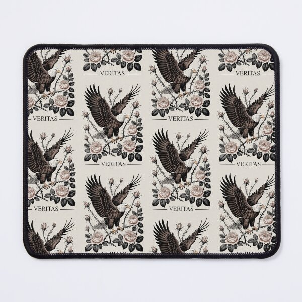 Item preview, Bald Eagle Rose Tattoo Style Art designed and sold by NuvoraNest.