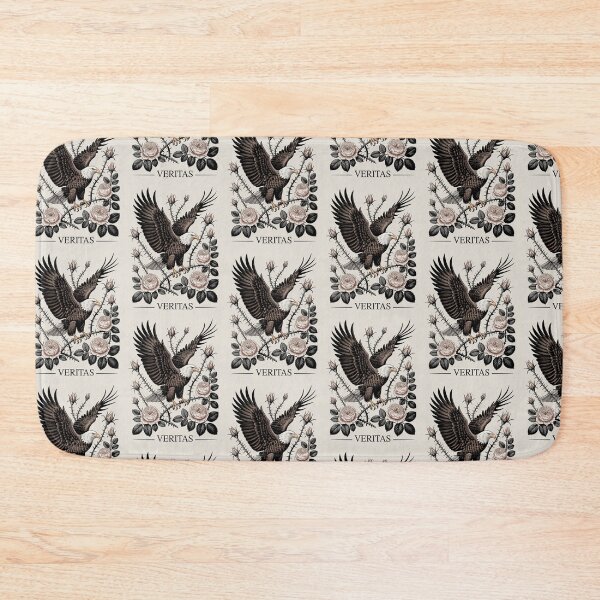 Item preview, Bald Eagle Rose Tattoo Style Art designed and sold by NuvoraNest.