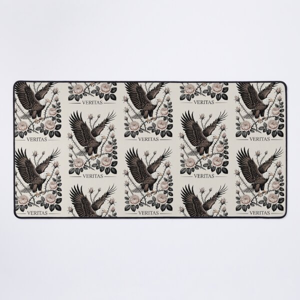 Item preview, Bald Eagle Rose Tattoo Style Art designed and sold by NuvoraNest.
