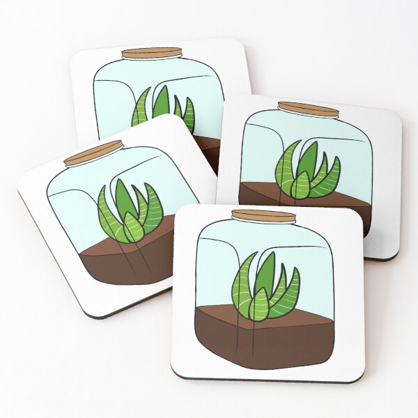 Item preview, Cute Succulent Jar Terrarium Aesthetic Plant Art designed and sold by The Soapiest Goat.