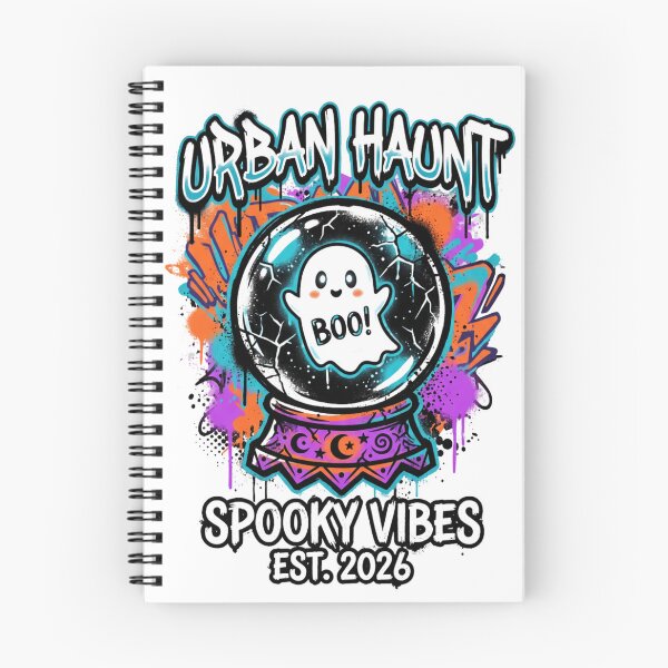 Item preview, Urban Haunt Spooky Vibes Cracked Crystal Ball Ghost Design Tee designed and sold by DarylWelsh2024.