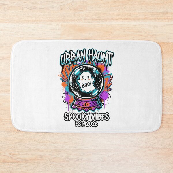 Item preview, Urban Haunt Spooky Vibes Cracked Crystal Ball Ghost Design Tee designed and sold by DarylWelsh2024.
