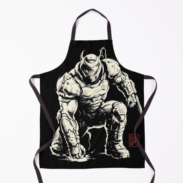 Item preview, Doom Slayer Doom Sumi-e Video Game Streetwear Tee designed and sold by Senpaiwaves.