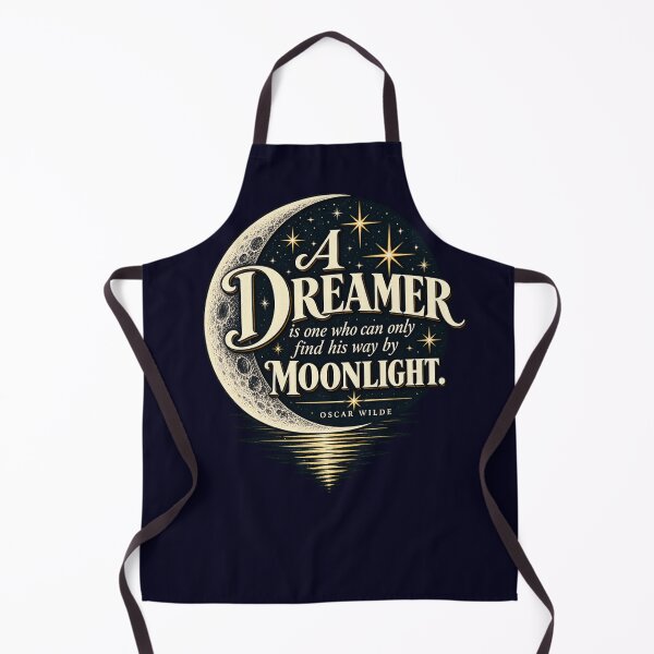 Item preview, A Dreamer Finds His Way By Moonlight Oscar Wilde Celestial Quote designed and sold by QCena.