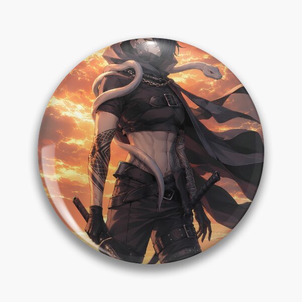 Item preview, Obanai Iguro Demon Slayer Serpent Sunset Watch designed and sold by mildaclairmo.