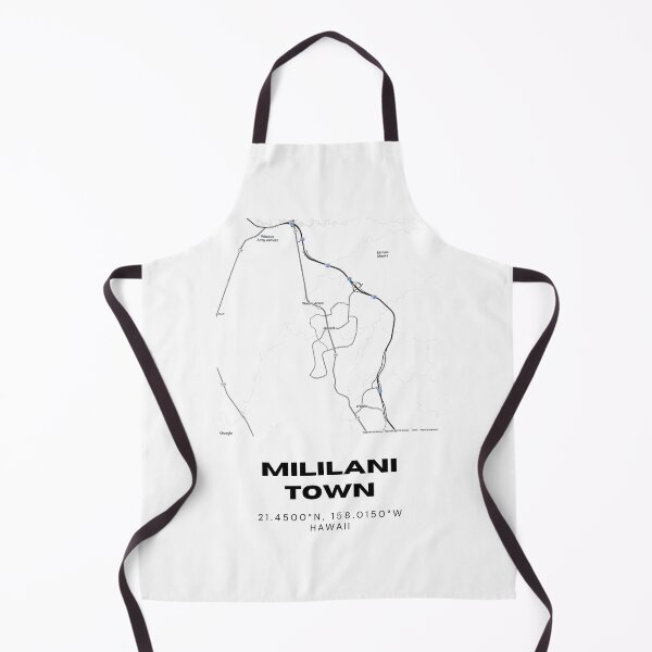 Item preview, Mililani Town Hawaii Map | Minimalist Oahu Location Design designed and sold by RM-Journey.