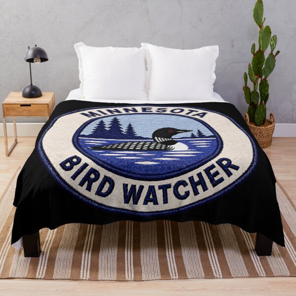 Item preview, Minnesota Bird Watcher Common Loon Lake Patch designed and sold by The-Drip-Studio.