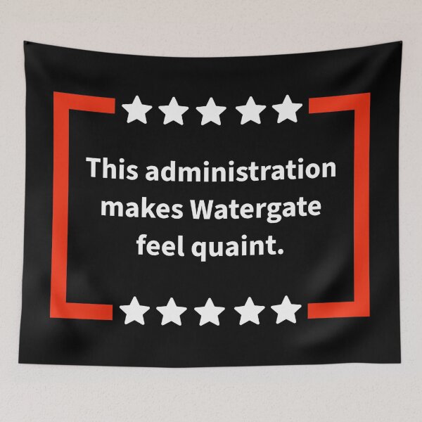 Item preview, This administration makes watergate feel quaint.  designed and sold by Rachel the Artist .