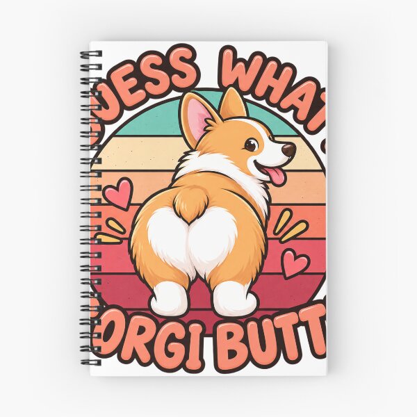 Item preview, guess what corgi butt retro corgi dog designed and sold by WehnerCarmela.