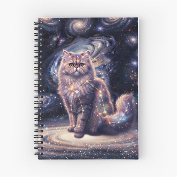 Item preview, Cosmic Persian: Royal Feline Queen & Lavender Galaxy Dream designed and sold by SOOstudio73.