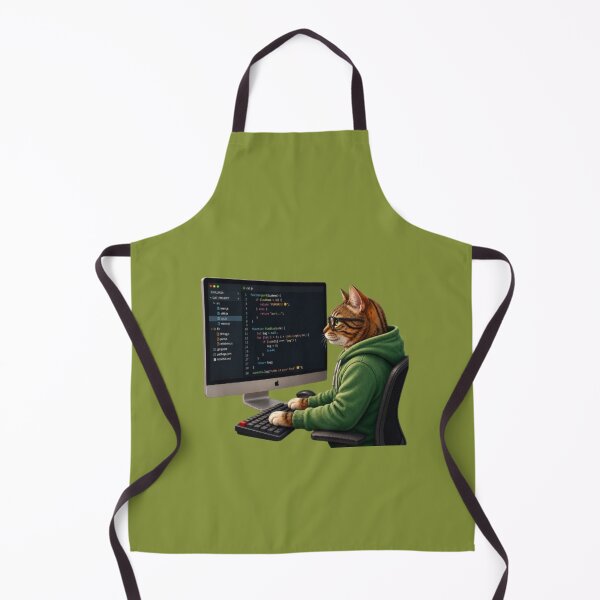 Item preview, Meow Debug-Funny Coder Cat and Programming Humor designed and sold by Northern Glow Art.