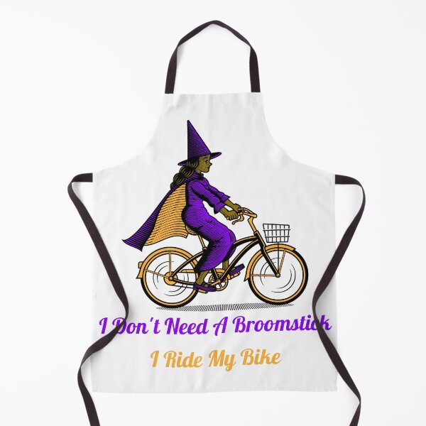 Item preview, I don't need a broomstick, I ride my bike. designed and sold by MountainRoisin.