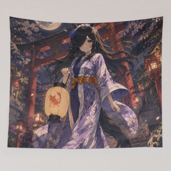 Item preview, Rice Shower Uma Musume Moonlit Shrine Lantern designed and sold by mildaclairmo.