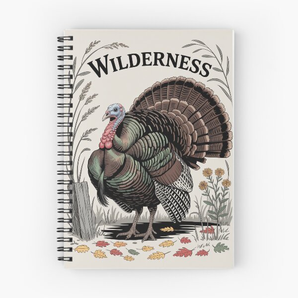 Item preview, Wild Turkey Vintage Wilderness Badge Art designed and sold by NuvoraNest.