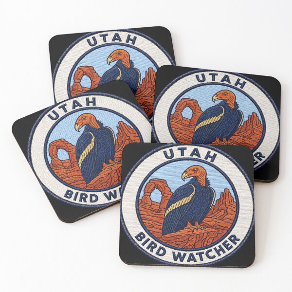 Item preview, Utah Bird Watcher California Condor Desert Patch designed and sold by The-Drip-Studio.