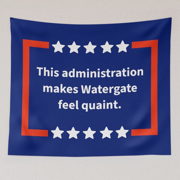 Item preview, This administration makes watergate feel quaint.  designed and sold by Rachel the Artist .
