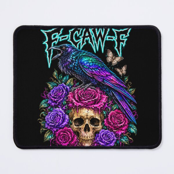Item preview, f caw f-halloween-crow designed and sold by Starry Night Creative Art.