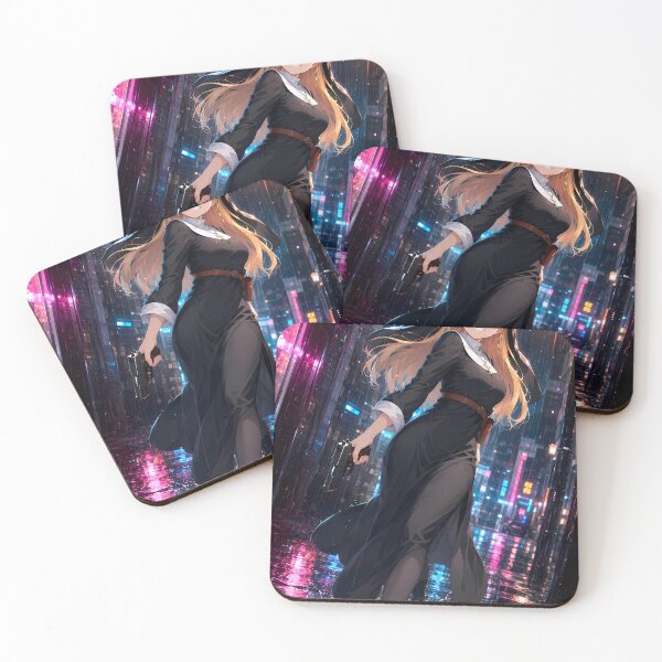 Item preview, Eda Black Lagoon Neon Rain designed and sold by mildaclairmo.